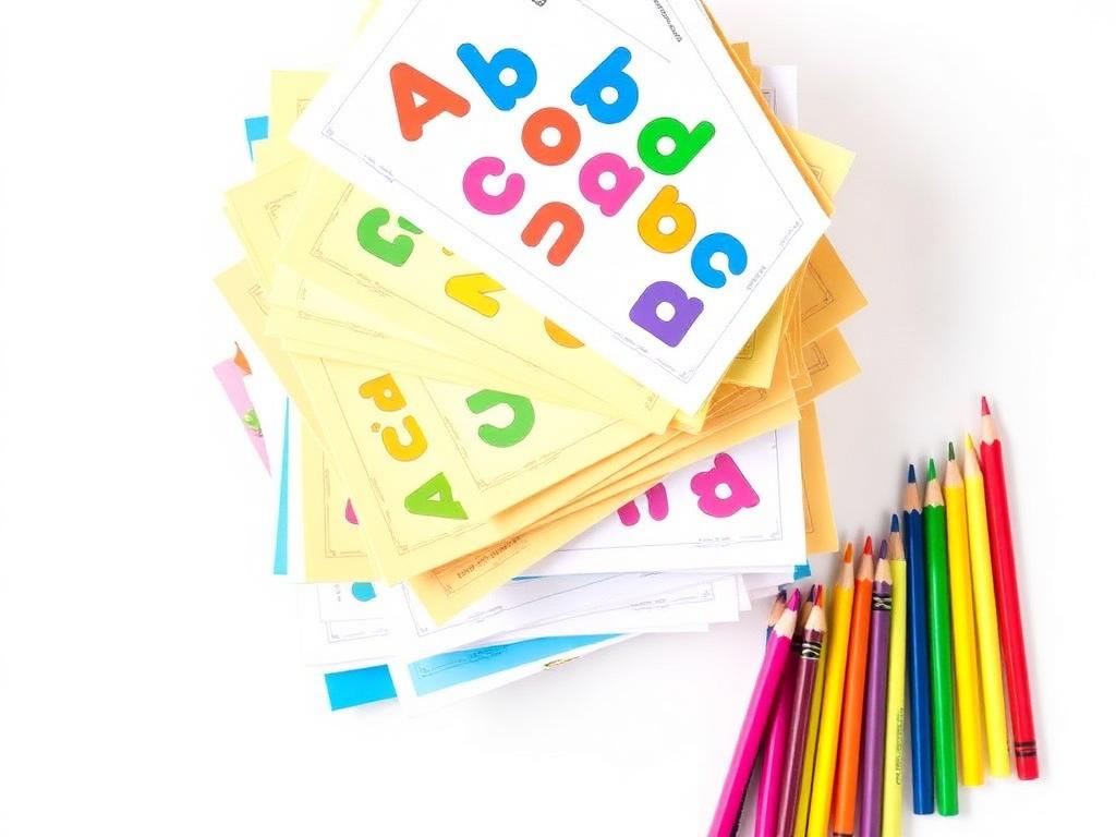 Material impresso do Kit Alfa Kids